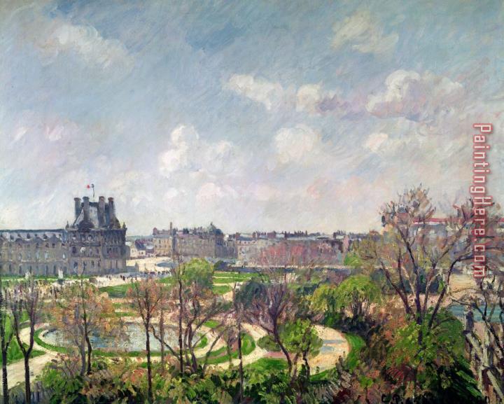 Camille Pissarro The Garden of the Tuileries